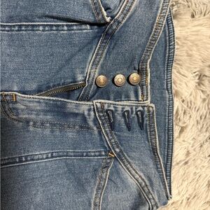 Free People High Rise Blue Jeans